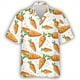 thumbnail image 5 of Camisa hawaiana con estampado 3D de pimientos, tomates y zanahorias para hombre, blusas hawaianas con estampado de verduras verdes, blusas informales con solapa, 5 of 5