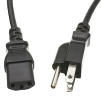 Computer - Monitor Power Cord, Black, NEMA 5-15P to C13, 10 Amp, 6 foot