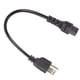 thumbnail image 4 of Cable De Alimentación Macho De 5-15P A IEC320 C5 Hembra, Enchufe De EE. UU. 125 ~ 250 V 0,3 M/0,98 Pies Cable Corto De Alimentación De CA Reforzado De Repuesto Para Ordenadores, 4 of 8