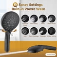 Bright Showers Rain Shower Heads System, Rainfall & Handheld Combo with ...