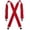 Red, variant on Size one size Men's Elastic Clip-End 2 Inch Work Suspenders