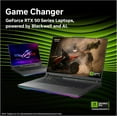 thumbnail image 6 of ASUS ROG Strix G16 Gaming Laptop, AMD Ryzen 9-8940HX, 32 GB DDR5 RAM, 2 TB PCIe SSD, 16" WUXGA (1920x1200) 165Hz Display, Nvidia G-Force RTX 5070Ti, 4-Zone RGB Backlit Keyboard, W11 Pro, Eclipse Grey, 6 of 8