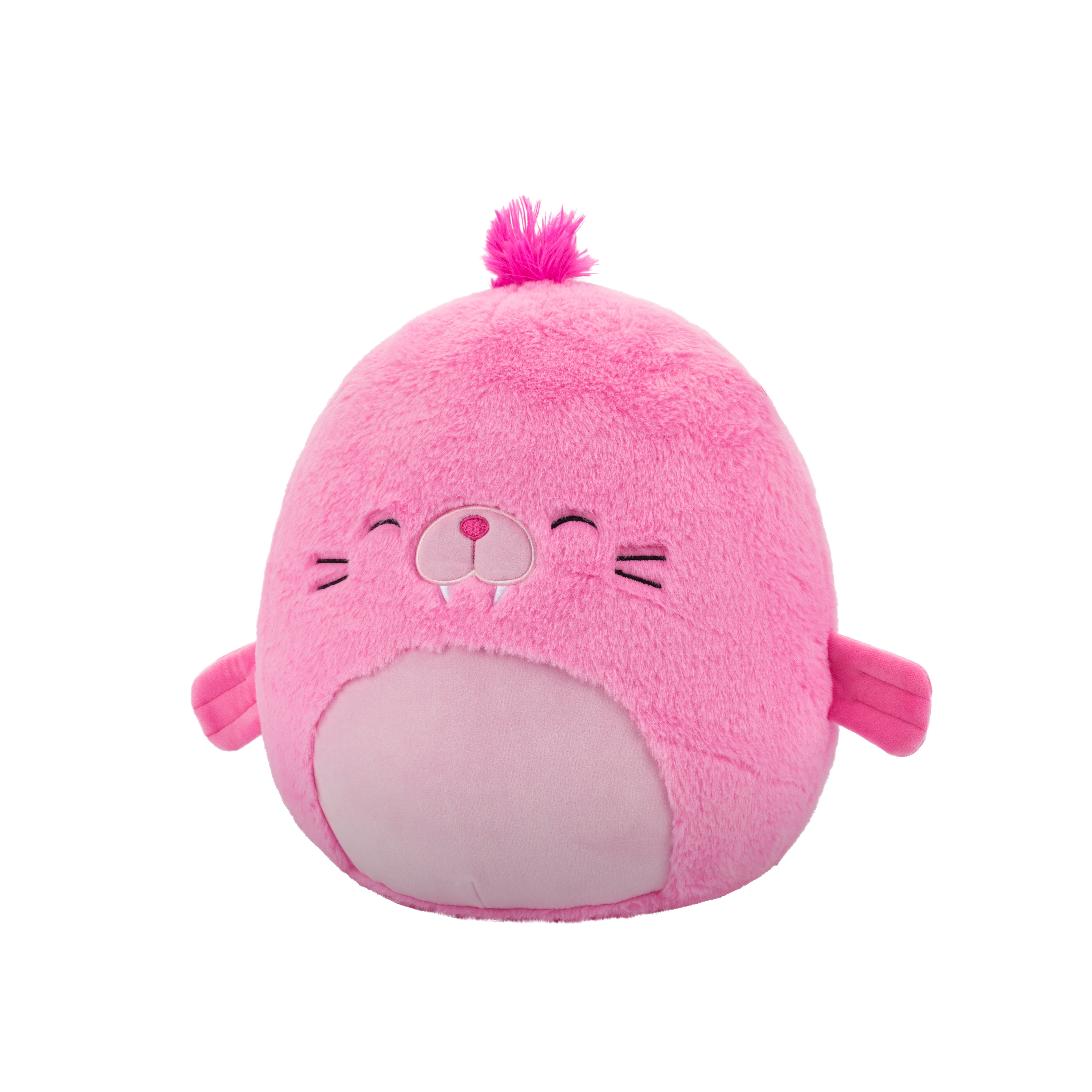 Squishmallows FuzzAMallow Official 12 inch Pepper the Pink Walrus - Child's Ultra Soft Plush Toy