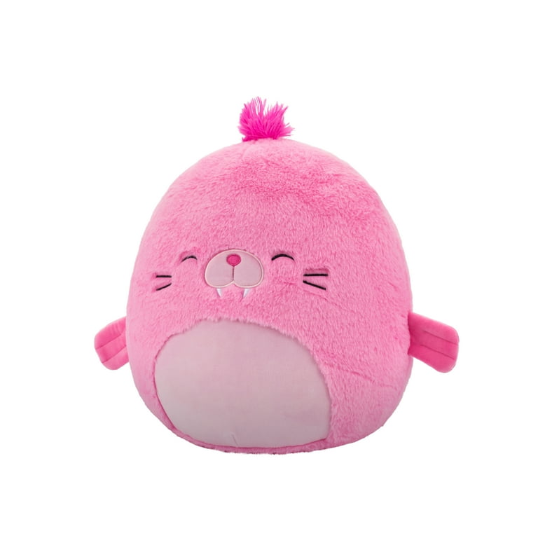Squishmallows SQCR04223 - Pepper het roze walrus 50 cm, officiële Kelly Toys pluche, superzacht knuffeldier