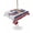 Blue/Red, variant on Outdoor Tablecloth with Umbrella Hole for Patio/Picnic/Party/Camping, 4th of July Waterproof Table Cloth Rectangle Table Cover Washable, Rustic Floral Blue Red Independence Day (52"x 70")