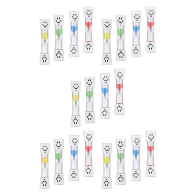 Justharion 4pack/lot Convenient Timer For Children Silent Sand Clock For Brushing Teeth Multiple Functions Shown as picture 5Set