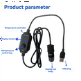 thumbnail image 2 of 10W Mini Aquarium Heater Fish Tank Heater Thermostat, 2 of 6