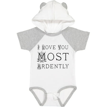 

Inktastic I Love You Most Ardently Gift Baby Girl Bodysuit