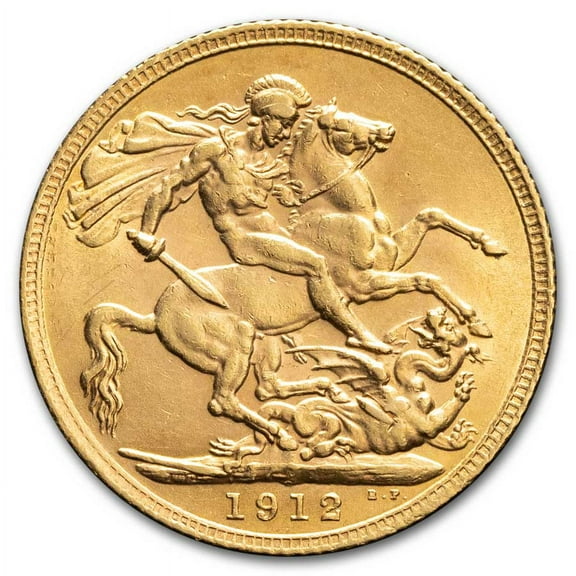 Great Britain Gold King Sovereign Coins (Random) Avg Circ
