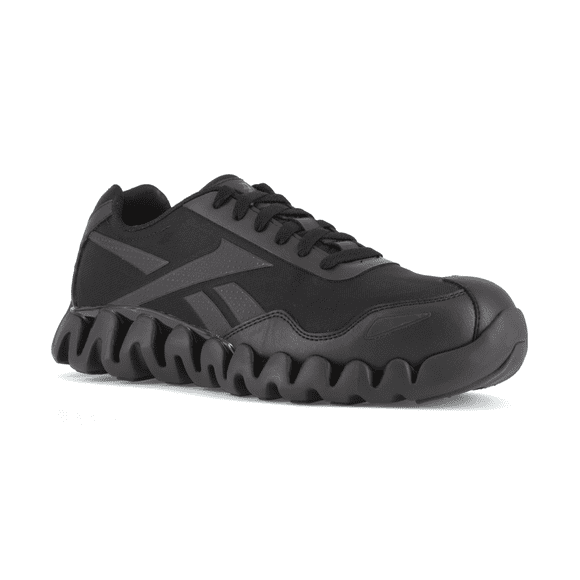 Reebok Work Men's Zig Pulse Composite Toe Work Athletic Work Shoe Black - RB3019