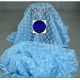 thumbnail image 3 of MDS Pack of 20 Yard Solid Lace Trim Fabric for Wedding Decoration by 55”- baby blue, 3 of 5