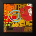 thumbnail image 2 of Downs 15x15 Black Modern Framed Museum Art Print Titled - Conversations in the Abstract #28, 2 of 5