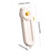 thumbnail image 3 of Pelador de cocina y cuchillo para frutas dos en uno con succión magnética, acero inoxidable, plegable, multifuncional, incluye orificio para colgar, disponible en rosa, blanco, café., 3 of 6