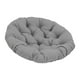 thumbnail image 3 of Cojín de Asiento Acolchado Perfecl Cojín para Silla en Forma de Huevo 40 cm Gris Oscuro, 3 of 8