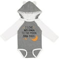 thumbnail image 3 of Inktastic I Love My Oma to the Moon and Back Boys or Girls Long Sleeve Baby Bodysuit, 3 of 5