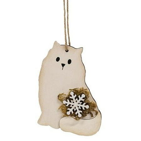 

CWI Gifts Snowy Snowflake Cat Ornament