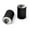 Black, variant on Wild Wolf Head Motorcycle Bicycle Bike Tire Rim Wheel Aluminum Valve Stem Caps