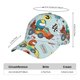 thumbnail image 2 of Fotbe Cartoon Car Racing Gorro Clásico de Béisbol, Gorra Ajustable con Broche Snapback, Gorro de Exterior de Algodón Suave, 2 of 6