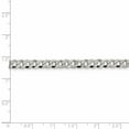 thumbnail image 5 of 925 Sterling Silver 4.5mm Beveled Curb Chain 16 Inch, 5 of 5