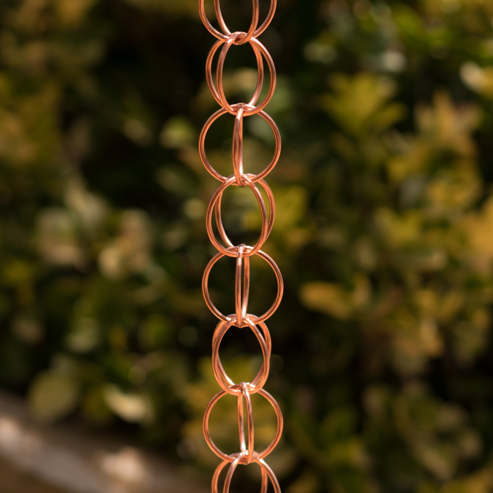 Monarch Pure Copper Ring Rain Chain Extension 3 Feet Length 
