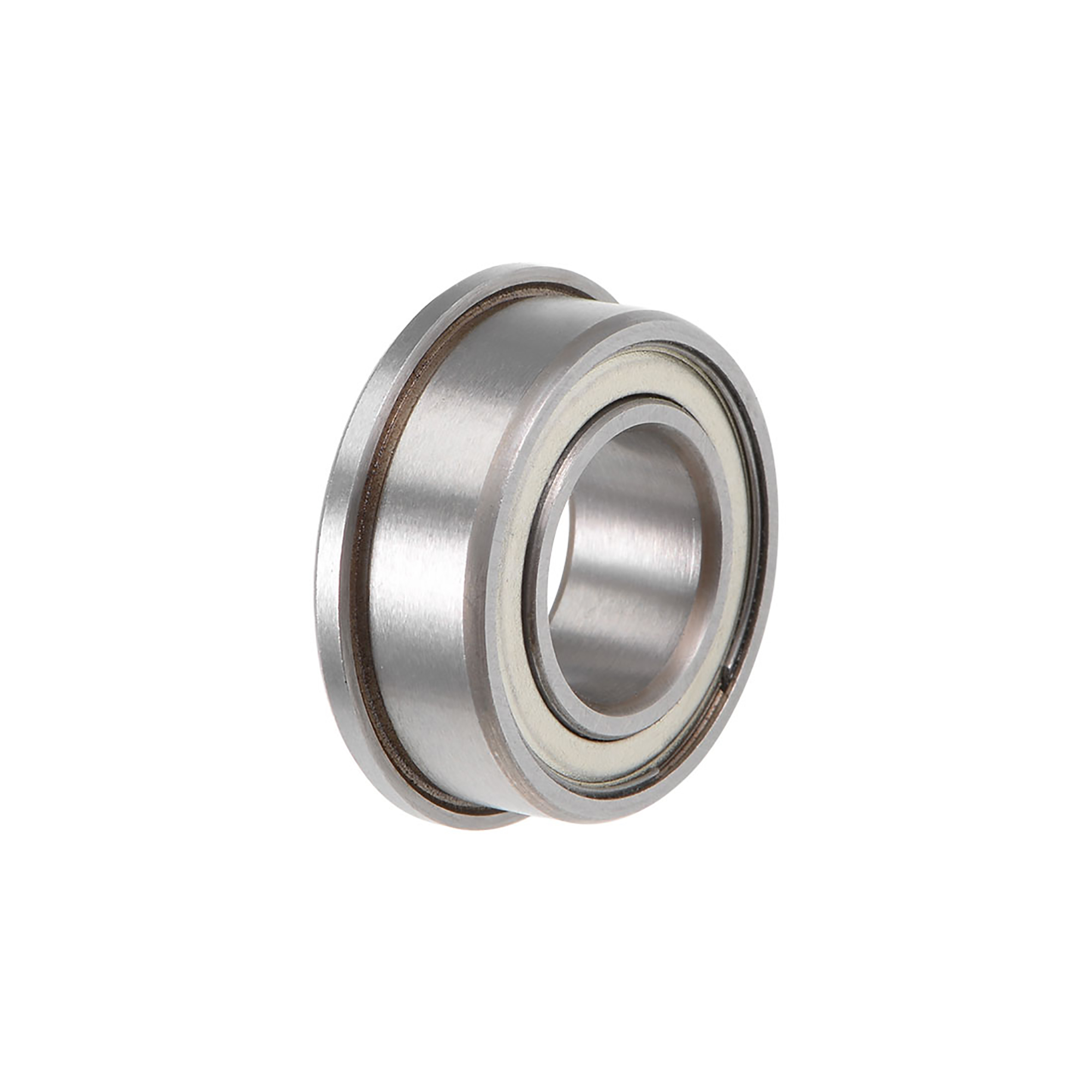 F63800ZZ Flange Ball Bearing, 10x19x7mm Shielded Chrome Bearings ...