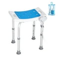 thumbnail image 1 of KFFKFF Chaise de Bain, Tabouret de Bain à Hauteur Réglable, Siège Sécurisé pour Douche Ou Baignoire, Banc de Douche Antidérapant pour Aînés, Personnes Handicapées, Handicap, Supporte jusqu'à 350 Lb, 1 of 9