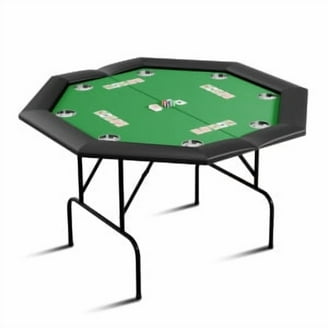 10 Player Blue Poker Table, No Assembly Required, by Barrington