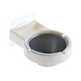 thumbnail image 2 of Bueautybox Wall Mounted Ashtray ,Nail Free Cigarette Bin Removable Stainless Steel Ashtray Cigarette Receptacle for Bathroom Toilet Kitchen Hotel Office Best Gift for smokers, 2 of 7