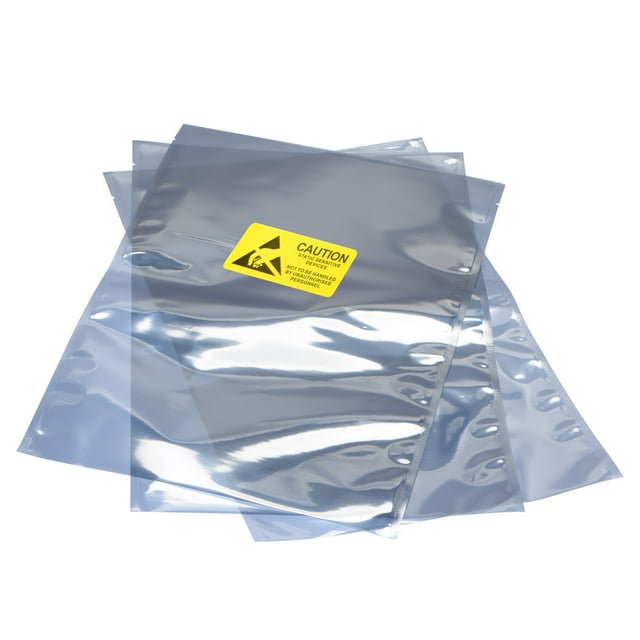 Bolsas antiestáticas Bolsa de blindaje 20 piezas 10x16 pulgadas (25x40 cm) Abierto en la parte superior con etiquetas para disco duro HDD SSD