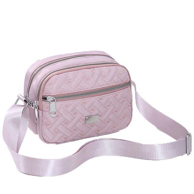 Bolso de mujer, bolso bandolera, bolso de hombro, bolso cuadrado bordado, bolso deportivo informal, sencillo, moderno y ligero