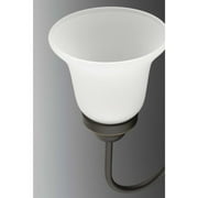 Progress Lighting, Classic Collection, 5-Light Chandelier, Antique Bronze, Etched Glass Shades