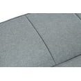 Mainstays 66" Studio Futon, Gray Linen Upholstery