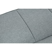 Mainstays 66 Studio Futon, Gray Linen Upholstery