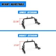 thumbnail image 4 of Universal Adjustable Bed Rack Roll Bar for Full-Size Mid-Size Pickup Truck, 4 of 9