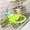 Green, variant on Zeiwohndc Safe Bird Play Stand Perch Toy With Chewing Flower Design For Parrots Parakeets