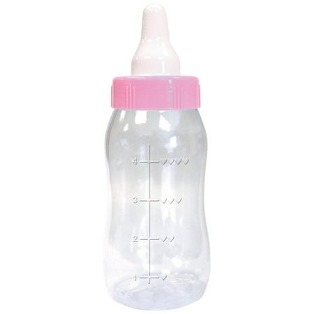 Pink Baby Bottle Bank (Each) - Party Supplies