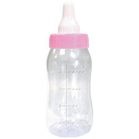 Pink Baby Bottle Bank (Each) - Party Supplies