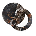 thumbnail image 2 of Fotbe Leopard On Tree Branch Stool Covers Round,Waterproof Round Bar Stool Covers Bar Chair Covers Washable Stool Cushion Slipcover for 12-14 Inch Chair-12 inch, 2 of 7