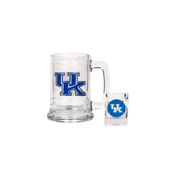University of Kentucky Shot Glass and Mug Set Etching Personalized Gift Item