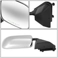 thumbnail image 3 of DNA Motoring OE Style Manual Passenger Right Door Mirror for 1988-2000 Chevy GMC C/K Pickup, Chrome, 3 of 4