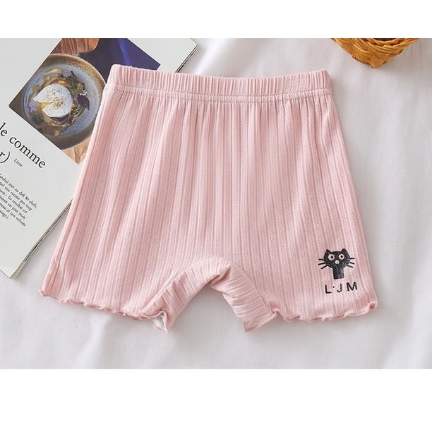 Pantalones de seguridad para niñas, de verano, finos, de modal, anti-caminar, calzoncillos tipo bóxer para niñas pequeñas y grandes
