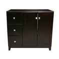 thumbnail image 4 of Design House 547034 Shorewood Unassembled 2-Door 2-Drawer Vanity without Top, 36", Espresso, 4 of 13