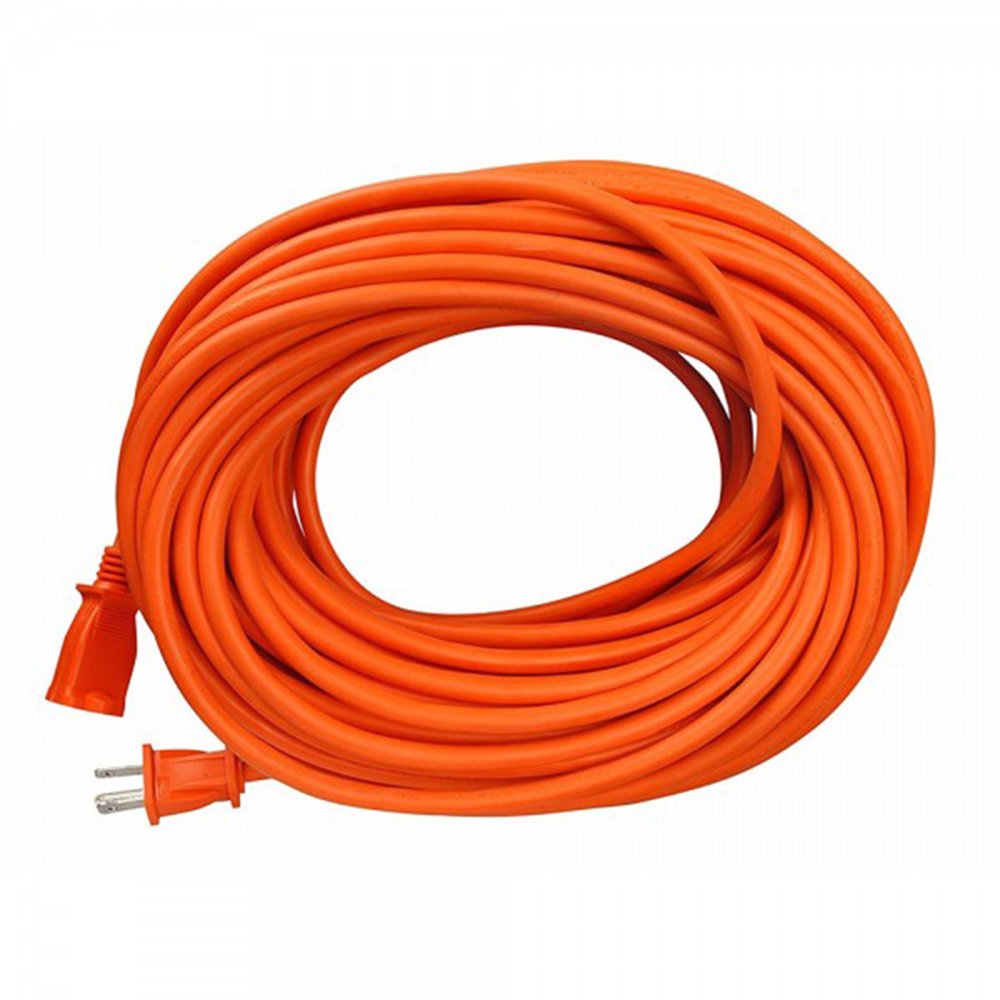Electrix 16/3 AWG Gauge SJTW 80 Foot Medium Duty Indoor/Outdoor Extension Cord UL Orange