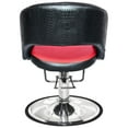 thumbnail image 4 of Chromium Olivia Professional Styling Chair with Foam Cushions, Black, 4 of 5