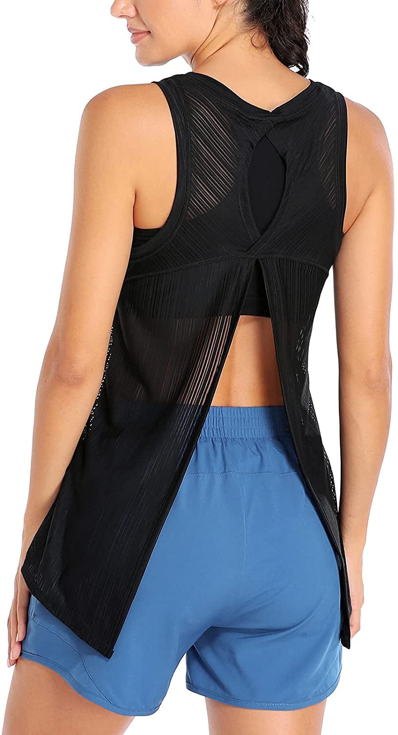 Sheer Mesh Workout Top