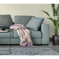 thumbnail image 4 of Amrita Sen Designs  20 x 20 in. Pond Peacock Broadcloth Indoor & Outdoor Zippered Pillow - Grey, Muted Blue & Light Blue, 4 of 5