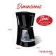 thumbnail image 3 of Cafetera De Goteo Programable Nevashel Kitchen AD-19 De 12 Tazas, 900w Con Filtro Permanente Reutilizable Pantalla Digital Temporizador 24h Y Apagado Automático Calentamiento Rapido Hogar Y Oficina, 3 of 6