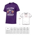 thumbnail image 5 of LAOLIUSN Men’s Women’s America 250th Anniversary T-Shirt 1776-2026 Patriotic Bald Eagle USA Flag Graphic Tee, 100% Cotton, S-4XL, 5 of 5