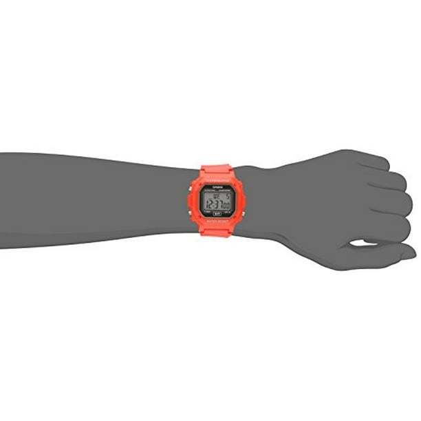 Casio F-108WHC-4ACF Reloj clásico unisex con banda de resina roja Casio Casio