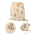 thumbnail image 4 of Unique Bargains 1 Pc Small Doll Drawstring Makeup Bag for Travel Beige Polyester, 4 of 6